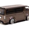 Toyota Hiace Widebody Van RHD (Right Hand Drive) Brown Metallic “Hobby43” Series 1/43 Diecast Model Car by Tarmac Works