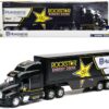 Peterbilt 387 Semi-Truck Black “Rockstar Energy Drink – Husqvarna Factory Racing” 1/32 Diecast Model by New Ray