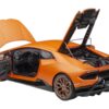 Lamborghini Huracan Performante Arancio Anthaeus / Matt Orange with Copper Wheels 1/12 Model Car by Autoart