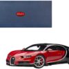 Bugatti Chiron Italian Red and Nocturne Black 1/12 Model Car by Autoart