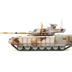 Russian T14 Armata MBT (Main Battle Tank) Multi-Desert Camouflage “Armor Premium” Series 1/72 Diecast Model by Panzerkampf