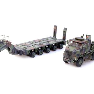 M1070 Heavy Equipment Transporter Army Camouflage “Armor Premium” Series 1/72 Diecast Model by Panzerkampf