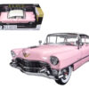 1955 Pink Cadillac Fleetwood Series 60 Special “Elvis Presley” 1/18 Diecast Model Car by Greenlight