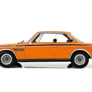 1971 BMW 3.0 CSL Orange with Black Stripes Limited Edition to 600 pieces Worldwide 1/18 Diecast Model Car by Minichamps