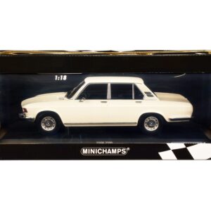 1968 BMW 2500 White Limited Edition to 504 pieces Worldwide 1/18 Diecast Model Car by Minichamps