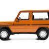 1980 Mercedes-Benz G-Model (SWB) Orange with Black Stripes Limited Edition to 504 pieces Worldwide 1/18 Diecast Model Car by Minichamps