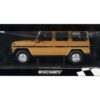 1980 Mercedes-Benz G-Model (LWB) Beige with Black Stripes Limited Edition to 504 pieces Worldwide 1/18 Diecast Model Car by Minichamps