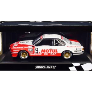 BMW 635 CSi #9 R. Hollinger – F. Giroix – J. Krucker “Motul / Garage du Bac” 24H of Spa (1984) Limited Edition to 300 pieces Worldwide 1/18 Diecast Model Car by Minichamps