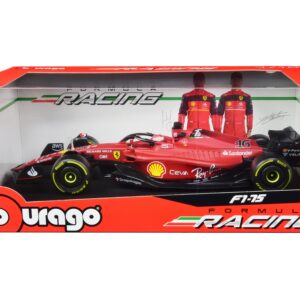 Ferrari F1-75 #16 Charles Leclerc “Ferrari Racing” Formula One F1 (2022) “Formula Racing” Series 1/18 Diecast Model Car by Bburago