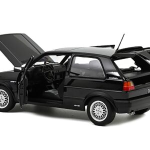 1989 Volkswagen Golf GTI Match Black Metallic 1/18 Diecast Model Car by Norev