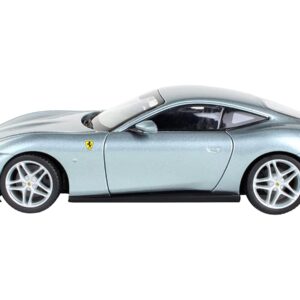 Ferrari Roma Gray Metallic “Race + Play” Series 1/24 Diecast Model Car by Bburago