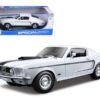 1968 Ford Mustang CJ Cobra Jet White 1/18 Diecast Model Car by Maisto