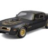 1978 Pontiac Firebird Trans Am Black Metallic with Hood Graphics “Special Edition” Series 1/18 Diecast Model Car by Maisto