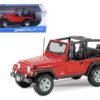 Jeep Wrangler Rubicon Red 1/18 Diecast Model Car by Maisto