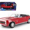 1967 Chevrolet Camaro SS 396 Convertible Red 1/18 Diecast Model Car by Maisto