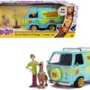 The Mystery Machine with Shaggy and Scooby-Doo Figurines “Scooby-Doo!” 1/24 Diecast Model Car by Jada