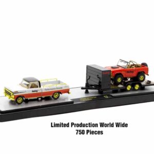 Auto Haulers Set of 3 Trucks Release 79 Limited Edition to 8000 pieces Worldwide 1/64 Diecast Models by M2 Machines