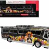 Dina 323 G2 Olimpico Coach Bus “Autobuses de Las Catrinas: El Paraiso” Black with Dia de los Muertos Graphics “The Bus & Motorcoach Collection” 1/43 Diecast Model by Iconic Replicas