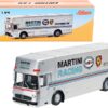 Mercedes Benz Race Car Transporter “Martini Racing” Silver with Stripes 1/64 Diecast Model by Schuco