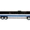 MCI D4500CT Express Coach Bus “MTA New York City Transit” White with Blue Stripes “The Bus & Motorcoach Collection” Limited Edition to 504 pieces Worldwide 1/50 Plastic Model by Iconic Replicas