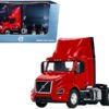 Volvo VNR 300 Day Cab with Roof Fairing Truck Tractor Crossroad Red 1/50 Diecast Model by First Gear