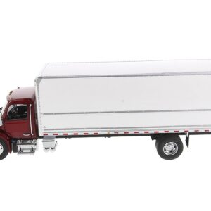 Peterbilt 536 Truck with Supreme Signature Van Body Red Metallic “Transport Series” 1/32 Diecast Model by Diecast Masters