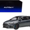 2016 Ford Focus RS Stealth Gray Metallic 1/18 Model Car by Autoart