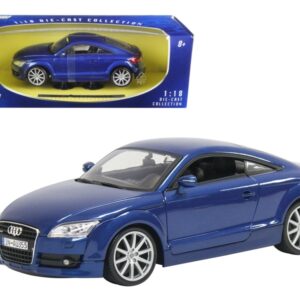 2007 Audi TT Blue 1/18 Diecast Car Model by Motormax