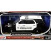 2015 Ford Police Interceptor Utility “San Gabriel Police” (California) Black and White 1/24 Diecast Model Car by Motormax