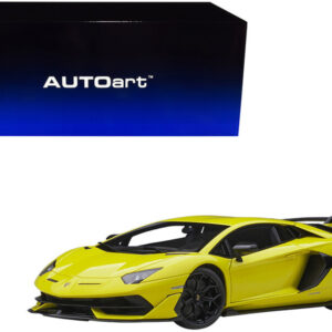 Lamborghini Aventador SVJ Giallo Tenerife / Pearl Yellow 1/18 Model Car by Autoart