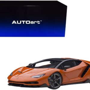 Lamborghini Centenario Arancio Argos / Pearl Orange with Carbon Top 1/18 Model Car by Autoart