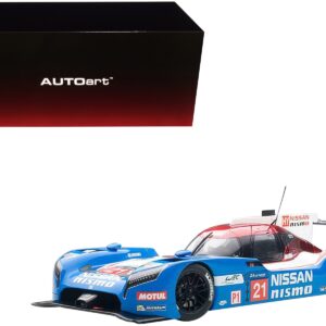 Nissan GT-R LM Nismo Le Mans 2015 T. Matsuda M. Shulzhitskiy L. Ordonez #21 1/18 Model Car by Autoart