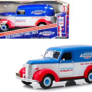 1939 Chevrolet Panel Truck “Yenko Sales and Service” “Running on Empty” Series 3 1/24 Diecast Model Car by Greenlight