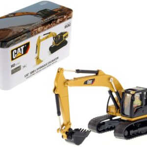 CAT Caterpillar 320D L Hydraulic Excavator with Operator “High Line” Series 1/87 (HO) Scale Diecast Model by Diecast Masters