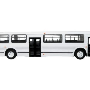 MCI Classic City Bus Plain White “Vintage Bus & Motorcoach Collection” 1/87 Diecast Model by Iconic Replicas