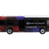 BYD K8M Electric Transit Bus “Build Your Dreams” Corporate Livery Limited Edition 1/87 (HO) Diecast Model by Iconic Replicas