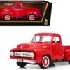 1953 Ford F-100 Pickup Truck Red 1/18 Diecast Model Car by Road Signature