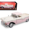 1957 Ford Ranchero Pickup Truck Pink 1/18 Diecast Model by Road Signature