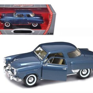 1950 Studebaker Champion Blue Metallic 1/18 Diecast Model Car by Road Signature