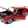 1972 Buick GSX Fire Red with Black Stripes “Muscle Car & Corvette Nationals” (MCACN) “American Muscle” Series 1/18 Diecast Model Car by Auto World