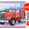 Skill 3 Model Kit Kenworth Conventional W-925 Tractor Truck “Coca-Cola” 1/25 Scale Model by AMT