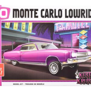 Skill 2 Model Kit 1970 Chevrolet Monte Carlo Lowrider “Kustom Kruisers” 1/25 Scale Model by AMT