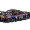 Nissan Skyline LB-ER34 “Super Silhouette” RHD (Right Hand Drive) #5 Chameleon Metallic with Extra Wheels 1/64 Diecast Model Car by CM Models