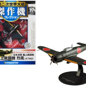 Mitsubishi A7M2 Reppu “Sam” Fighter Aircraft “Imperial Japanese Navy Air Service” 1/72 Diecast Model by DeAgostini