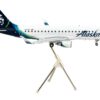 Embraer ERJ-175 Commercial Aircraft “Alaska Airlines” White with Blue Tail “Gemini 200” Series 1/200 Diecast Model Airplane by GeminiJets