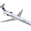 McDonnell Douglas MD-88 Commercial Aircraft “Delta Air Lines” (N925DL) White with Blue Stripes and Tail “Gemini 200” Series 1/200 Diecast Model Airplane by GeminiJets