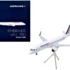 Embraer ERJ-190 Commercial Aircraft “Air France Hop” (F-HBLN) White with Striped Tail “Gemini 200” Series 1/200 Diecast Model Airplane by GeminiJets