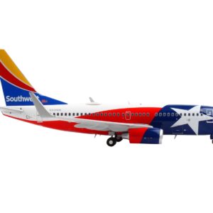 Boeing 737-700 Commercial Aircraft “Southwest Airlines – Lone Star One” Texas Flag Livery “Gemini 200” Series 1/200 Diecast Model Airplane by GeminiJets