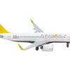 Airbus A320neo Commercial Aircraft “Royal Brunei Airlines” White with Yellow Tail 1/400 Diecast Model Airplane by GeminiJets