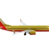 Boeing 737 MAX 8 Commercial Aircraft “Southwest Airlines” Gold with Red Stripes 1/400 Diecast Model Airplane by GeminiJets